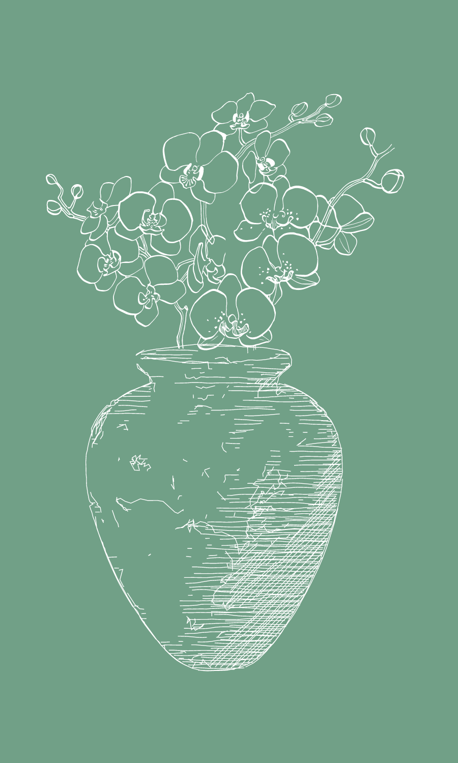 Graphic Placeholder for a Custom Artificial Orchid Design