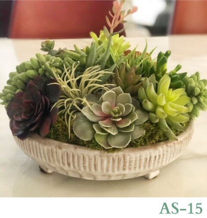 Custom Design with Artificial Succulents