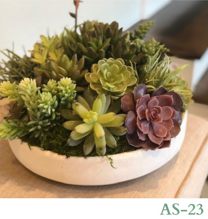 Custom Design with Artificial Succulents