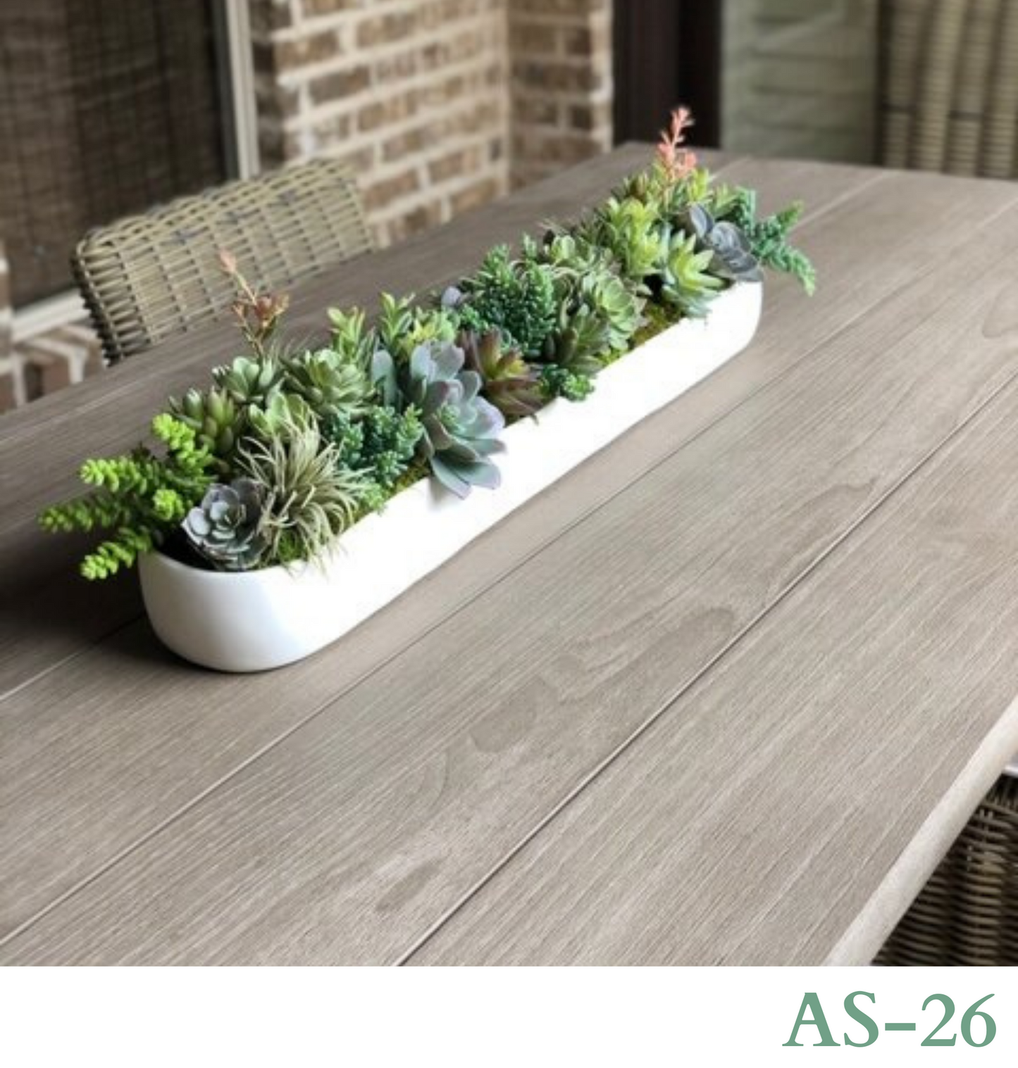 Custom Design with Artificial Succulents