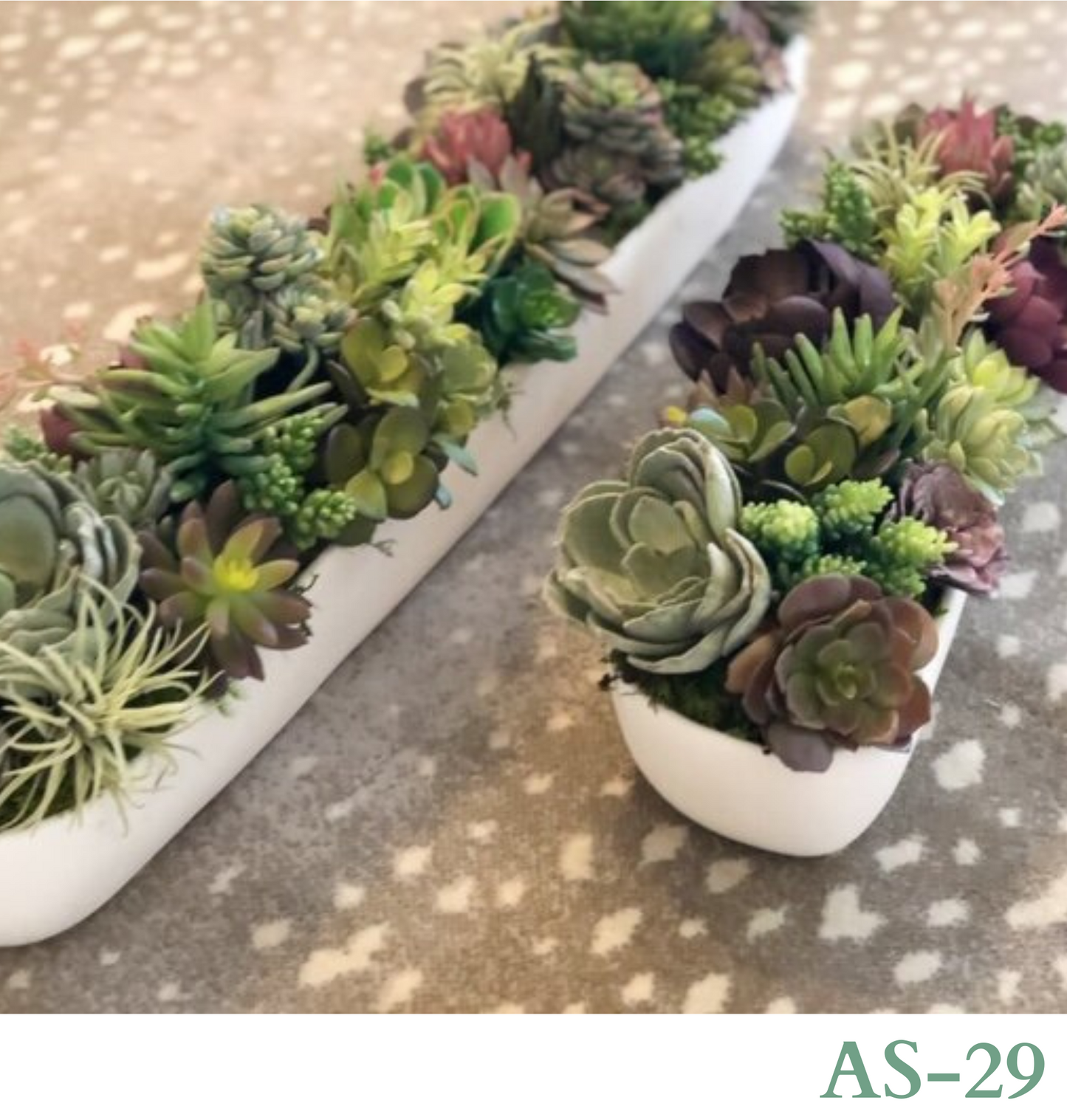 Custom Design with Artificial Succulents