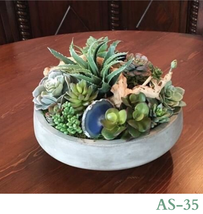 Custom Design with Artificial Succulents