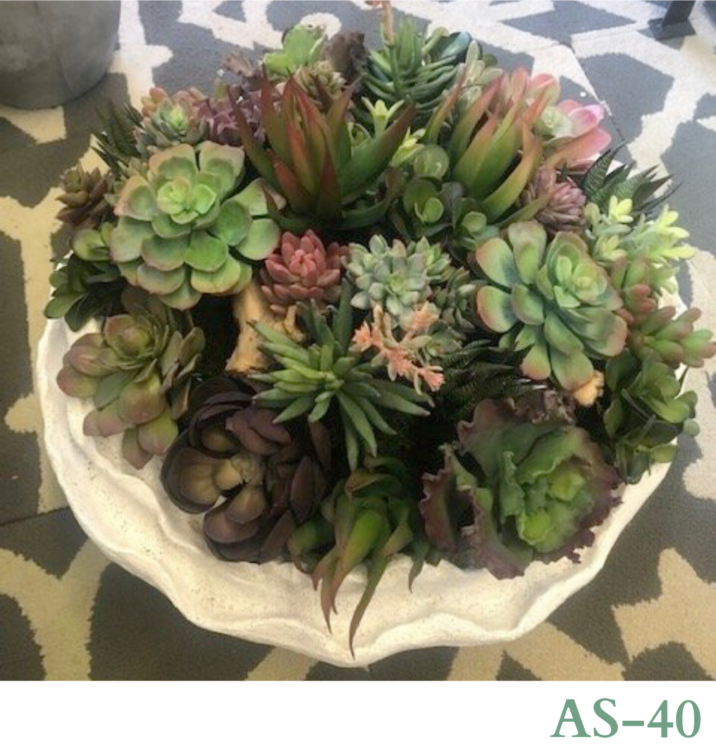 Custom Design with Artificial Succulents