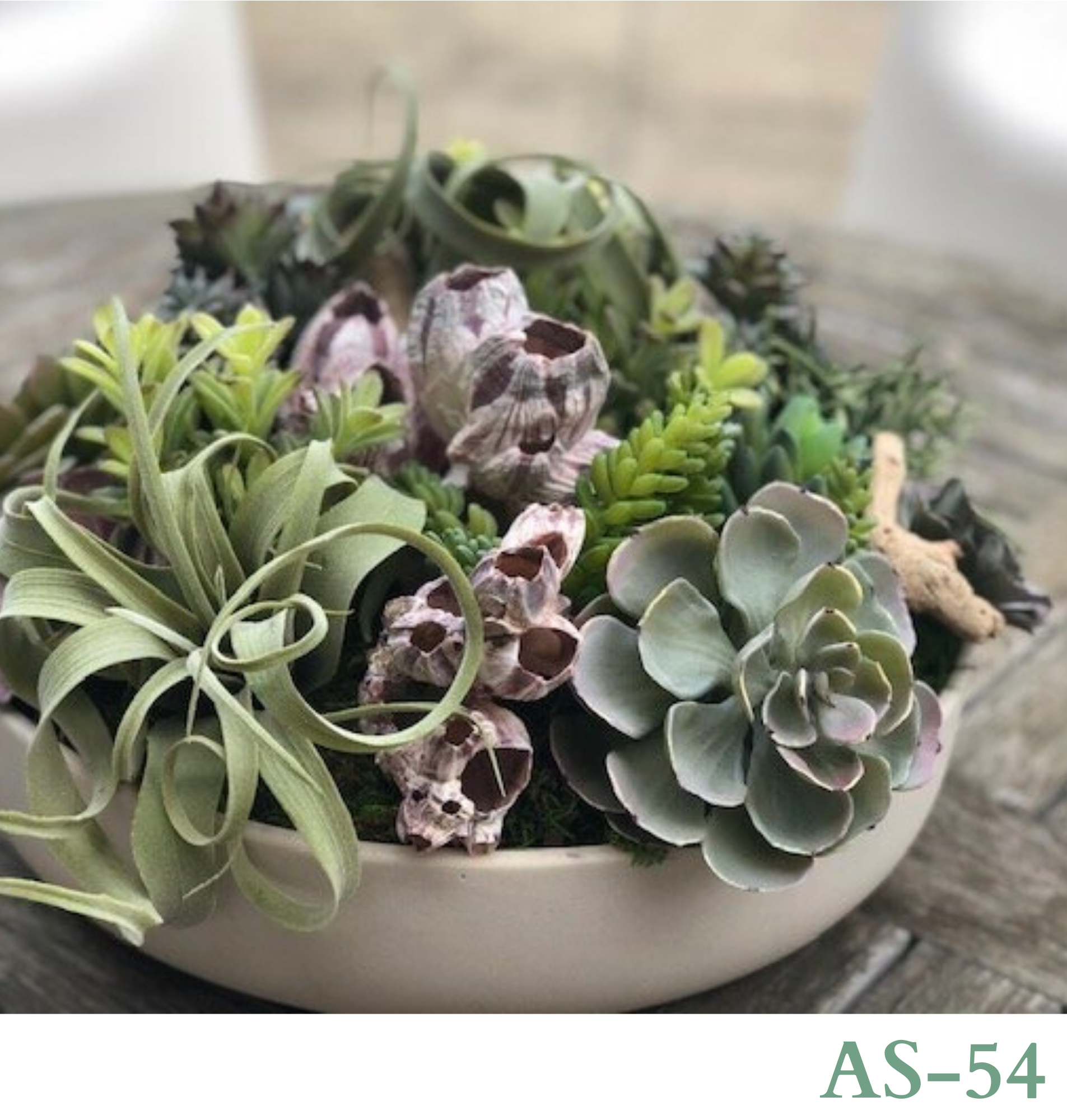 Custom Design with Artificial Succulents